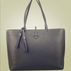 Tory Burch Black leather tote